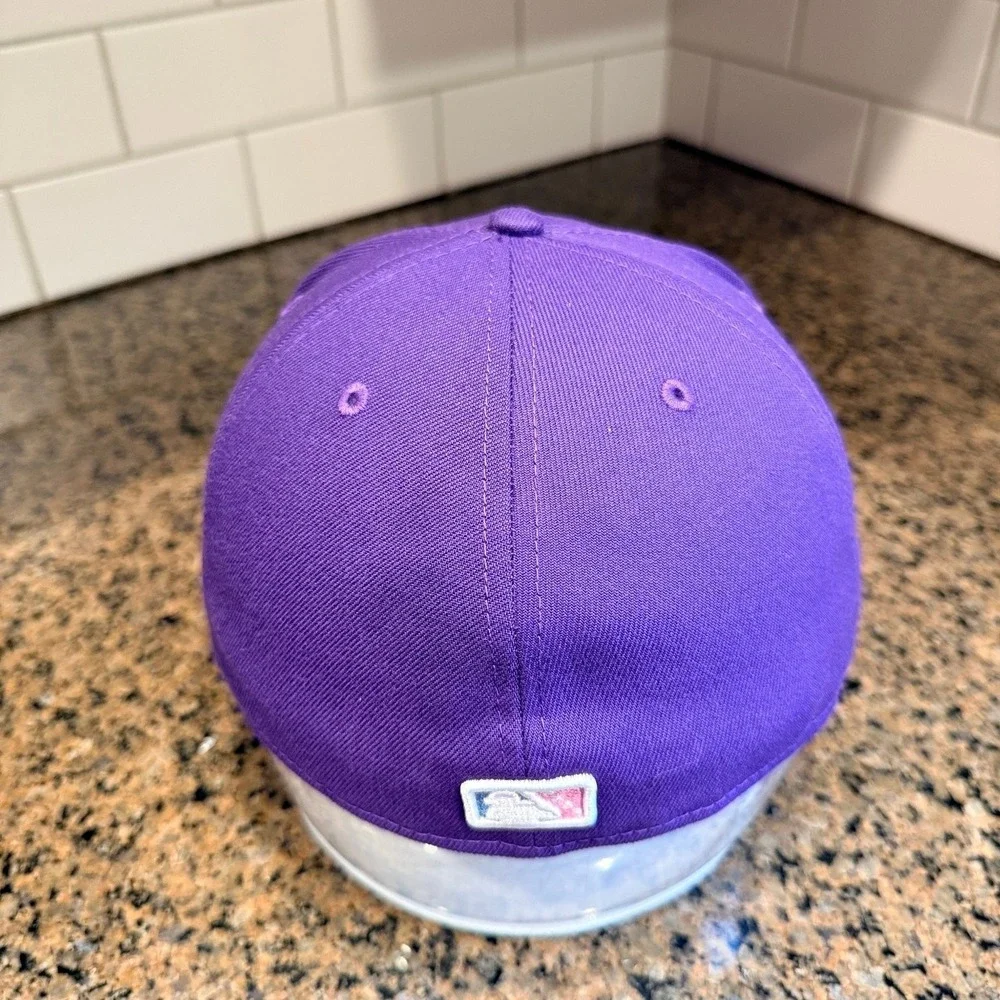 Jersey Shore BlueClaws New Era 59FIFTY Hat 7 5/8 Copa‎ Diversion Medusas Purple